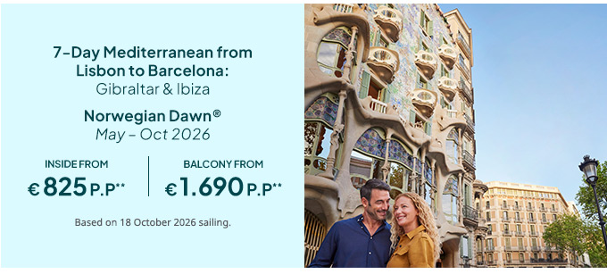 7-Day Mediterranean from Lisbon to Barcelona