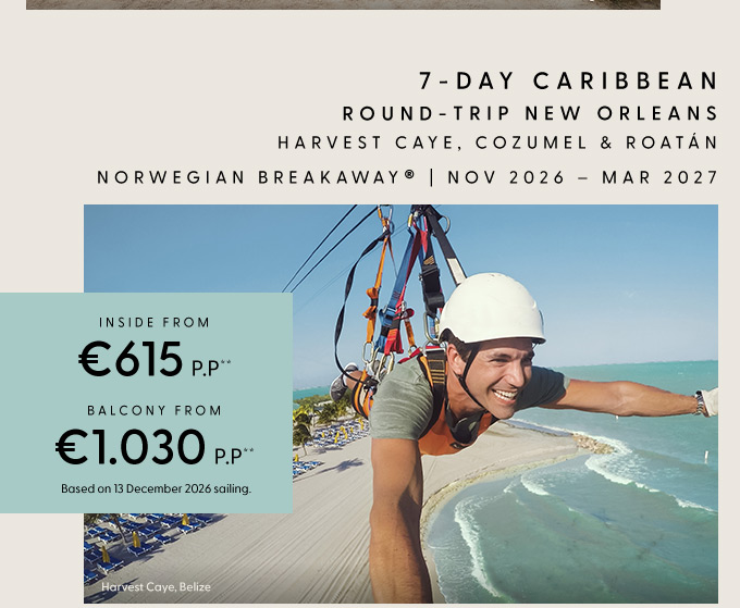 7-Day Caribbean Round-trip New Orleans